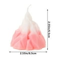 thumbnail image 3 of Luoshdecor Christmas Iceberg Candles-Christmas Scented Fun Mountains Candle,Holiday Winter Gift for Wedding Party Xmas Table Decor 2.5 in, 3 of 7