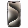 thumbnail image 2 of For iPhone 16 Pro Max Clear Phone Case PC+TPU Hybrid Back Cover - Transparent Purple, 2 of 5