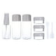 thumbnail image 1 of Juego de 8 Uds de botellas de aseo, juego de botellas cosméticas recargables a prueba de fugas, transparentes y vacías, para loción, crema líquida, 1 of 8