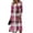Hot Pink, variant on Women's Summer Floral Maxi Dress Wrap a Line Maxi Dress High Waist A-Line Swing Sundress