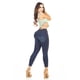 thumbnail image 3 of Jeans Basícos SAVI JEANS Pantalón Dama Push Up skinny azul oscuro 7, 3 of 5