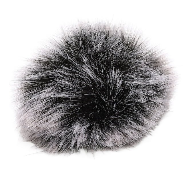 Cubierta de micrófono ANGGREK Furry Wind Muff Reducción De Ruido Compacta Para Micrófonos De Solapa