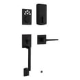 thumbnail image 1 of Weiser Branton x Daylon x Elements Electronic Deadbolt Matte Black Exterior Door Handle Set/Keyless Lock, 1 of 1