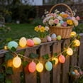 thumbnail image 2 of Green M Easter Egg String Lights 118 Inch 20 Led Cracked Egg Battery Operated Fairy Lights For Indoor Home Party Mantel Table Decor, 2 of 6