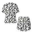thumbnail image 2 of Sigee Cute Panda for Sleepwear Casual Pjs with Pockets Women's Pajamas Sets Shorts 2 Piece Short Sleeve Lounge Sets 3X-Large, 2 of 9