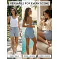 thumbnail image 2 of WQD 2 Pack Womens Athletic Shorts Basic Running Shorts Lightweight Quick Dry Gym Workout Shorts with Pockets, 2 of 7