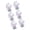Dazzling colors, variant on 6Pcs Shinning Aluminum Balloon Weights With Concrete Base For Wedding Birthday Party