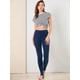 thumbnail image 3 of Leggings De Mujer Pantalones De Estribo De CintuElástiDe Color Sólido Azul oscuro L, 3 of 6