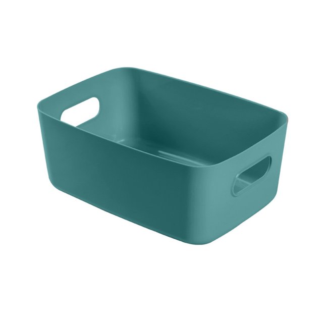 Handle Desktop Baskets Desktop Baskets Organizer Bin Cosmetic Storage Box Desktop Sundries Organizer Household Kitchen Storage Container Desktop Storage Basket PP Cosmetic Storages
