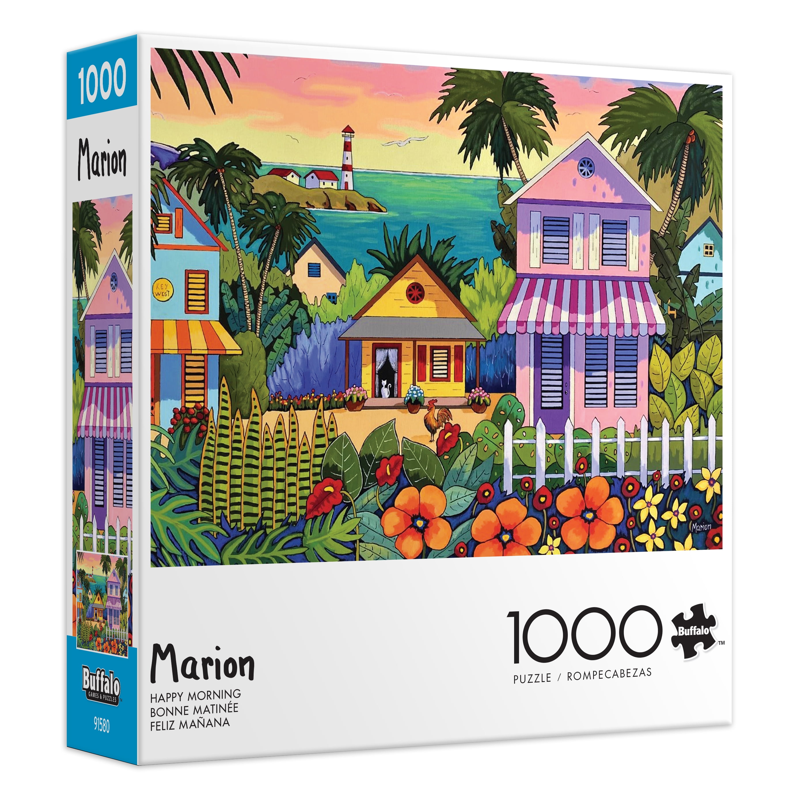 Buffalo Games Happy Morning 1000-Piece Interlocking Jigsaw Puzzle for Adults Ages 14-99 Years