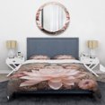 thumbnail image 3 of Designart "Lotus Of Wisdom Pink Buddhism" Buddhism Bedding Covert Set - Traditional Pink Spiritual Bed Set With 2 Shams, 3 of 6