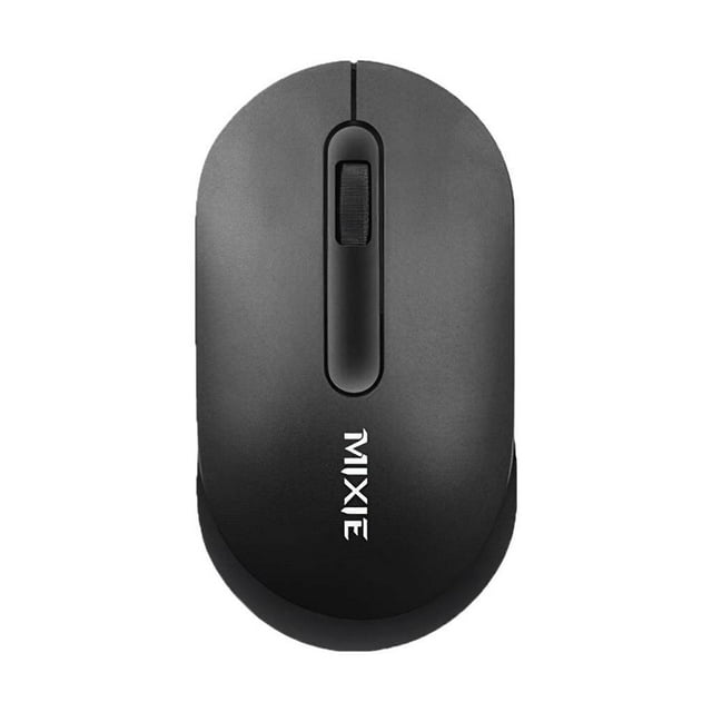 ruzhgo R518 Wireless Mouse 3 Keys Desktop Mice ABS Ergonomic Mice 2.4GHz Mouse Black Desktop Mice for Computer Laptop Business Gaming Working No.4