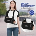 Cool Relief Magnasling Arm Sling for Shoulder Support, Arm Injury and