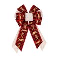 thumbnail image 4 of 1Pc Merry Christmas Bow Xmas Tree Hanging Ornament for Home Christmas Decorations Wedding New Year Party DIY Gifts Supplies, 4 of 5