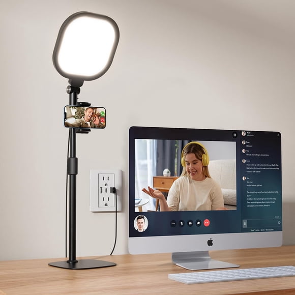 Iluminación de videoconferencia LiTones de escritorio con soporte