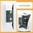thumbnail image 6 of CIMAXIC Universal Black Computer Monitor Wall Mount for Home Office with Space Saving Design, 6 of 8