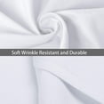 thumbnail image 3 of Yarns of Cotton Premium Hotel Quality 1-Piece Flat Sheet, Luxury and Softest 600 Thread Count Egyptian Quality Bedding Flat Sheet, Wrinkle-Free, Stain-Resistant, White, Short Queen, Pack of 6, 3 of 5