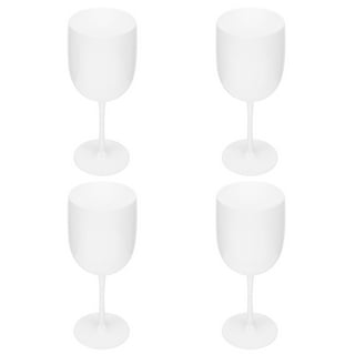 Fineline Settings 8oz. Clear Plastic Square Tall Martini Glasses 6pk, Size: One size, White