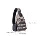 thumbnail image 4 of Eigraketly Bolsa de hombro en el pecho Bolsillo para botellas Bolsas de sujeción Bolsas de deportivas Mochilas de mochilero camuflaje gris Eigraketly OD022866-05, 4 of 6