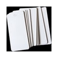 thumbnail image 2 of Lubelski 100Pcs 40x20mm White Blank Label Price Tags DIY Paper Cards Hangtags Bookmarks, 2 of 7