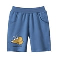 thumbnail image 2 of Boys Pants Summer Casual Outwear Fashion Cartoon Dinosaur Prints Shorts with Pockets Baby Pants Blue 1 Years-2 Years, 2 of 4