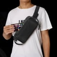 thumbnail image 3 of Mini Crossbody Sling Bag Chest Bag Water Resistant Fanny Pack Running Phone Holder for Men Workout Travelling, 3 of 12