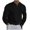 Black, variant on Utoimkio Men's Cotton Linen Shirts Casual Button Down Long Sleeve Loose Fit Lightweight Dress Shirts Turndown Collar Shirts Tops