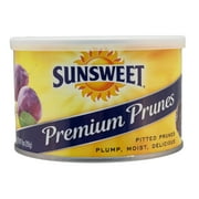 Sunsweet, Pitted Prunes, Dried Prunes, California Grown, No Sugar Added, 9 oz Pouch