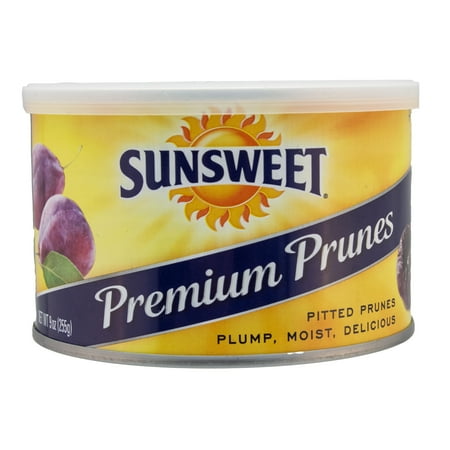 Sunsweet, Pitted Prunes, Dried Prunes, California Grown, No Sugar Added, 9 oz Pouch