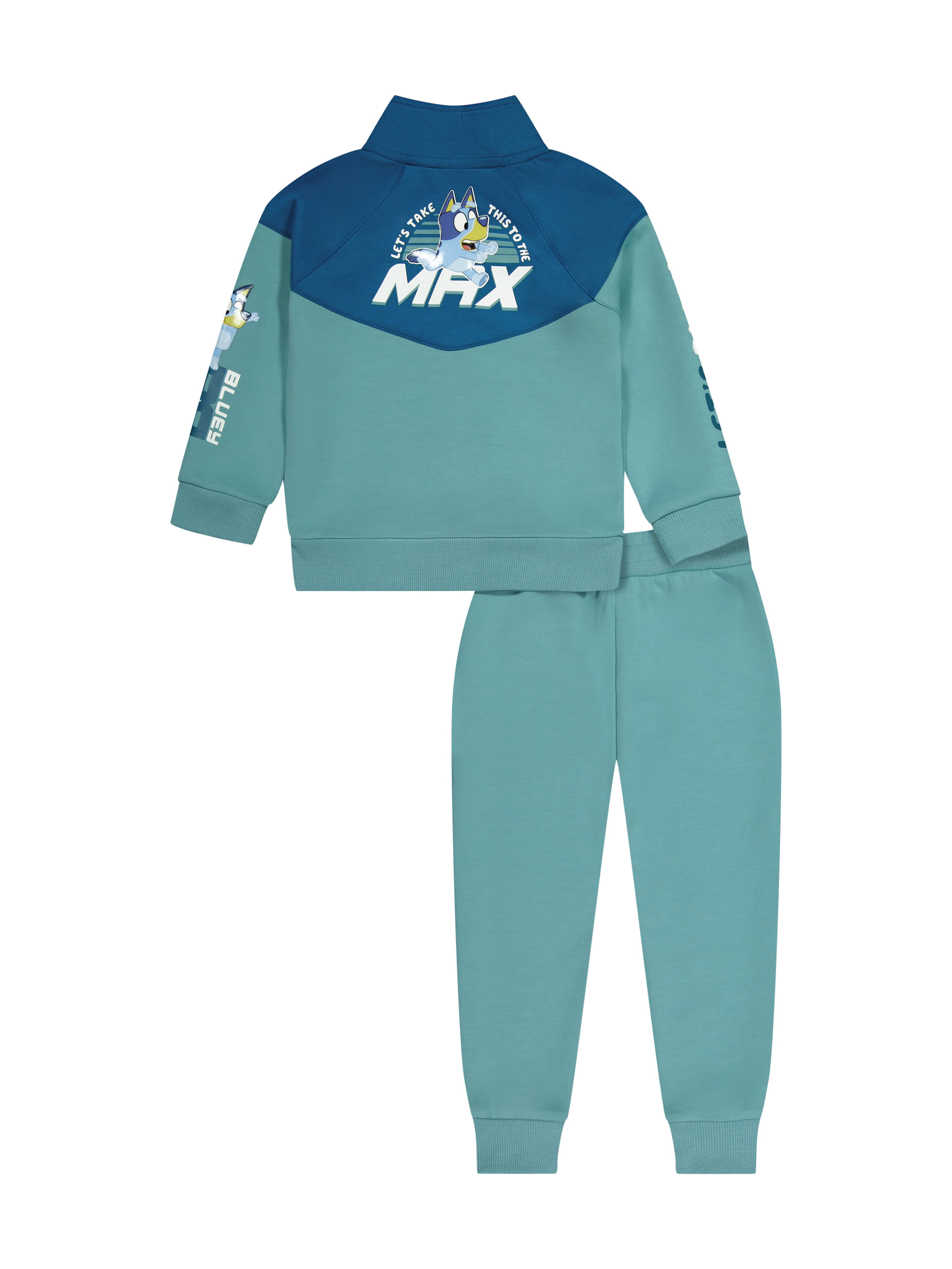 Bluey Toddler Boy 2pc Active Jacket and Pant Set, Sizes 12 Months - 5T