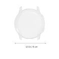 thumbnail image 3 of EeaseCA Étui de Protection en Silicone Compatible pour Galaxy Watch Active (Couverture Complète Transparente Blanche), 3 of 8