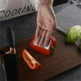 thumbnail image 3 of Stainless Steel Double-Finger Finger Protector, For Safe Cutting Food Slicing Tool When Chopping Vegetables, One Size Kitchen Small Tool For Daily Vegetable & Food Preparation, 3 of 8