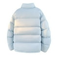 thumbnail image 5 of Ceisia Men's Stand Collar Warm Casual Jacket with Zipper Pockets Long Sleeve Gift Parka, 5 of 6