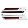 thumbnail image 1 of Yctze 2 Pcs Motorcycle Saddlebag Latch Cover Reflectors For  Glide  1994-2017, 1 of 8