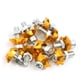 thumbnail image 1 of 10 Pcs 6mm Rosca Tono Oro Moto Coche decorativo Tornillos tornillos de la placa de licencia, 1 of 1