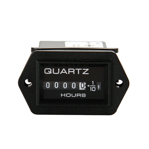 FRCOLOR Digital tach hour meter Durable 12-36V Waterproof Timer for Car Use with Large LCD Display Plastic Multi Color,2.36"X1.77"X1.26"