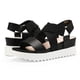 thumbnail image 4 of Sandalias de Plataforma con Cuña CHARLIE-5 para Mujer DREAM PAIRS en Negro, 4 of 8