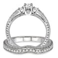 thumbnail image 3 of 1.00 carat Antique Bridal set with Round Cut diamond in 10k White Gold, 3 of 3