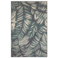 thumbnail image 1 of Trans-Ocean Imports RVI58765004 4 ft. 10 in. x 7 ft. 6 in. Liora Manne Riviera Palm Indoor & Outdoor Rug - Teal, 1 of 1