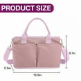 thumbnail image 2 of TELOLY Diaper Bag,12.6"*5.5"*9.1" Crossbody Diaper Bag,Diaper Bags With Insulated Pockets,Purple, 2 of 6