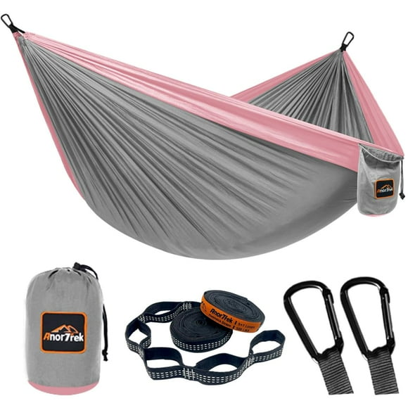 Hamaca para Camping AnorTrek Súper Ligera y Portátil de Nylon