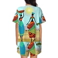 thumbnail image 3 of Picia African Women Pajamas Sets for Women Soft Short-Sleeved Pjs with Lounge Shorts Two Piece Sleepwear-Large, 3 of 9