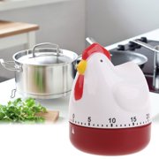 Cute Hen Shape Kitchen Cooking Timer Mechanical Countdown Clock Alarm Reminder f