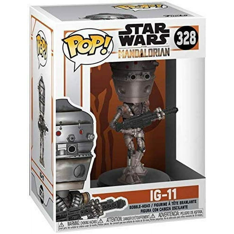 Funko Pop! #328 - Star Wars: The Mandalorian IG-11 w/Pop