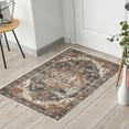 thumbnail image 3 of Keen Home Design Machine Washable Area Rugs with Non-slip Backing, Ideal for Hallway, Living Room, Bedroom, Kitchen and Laundry Room, Vintage Moroccan and Low Pile Rug ( 2' x 3' ), 3 of 9