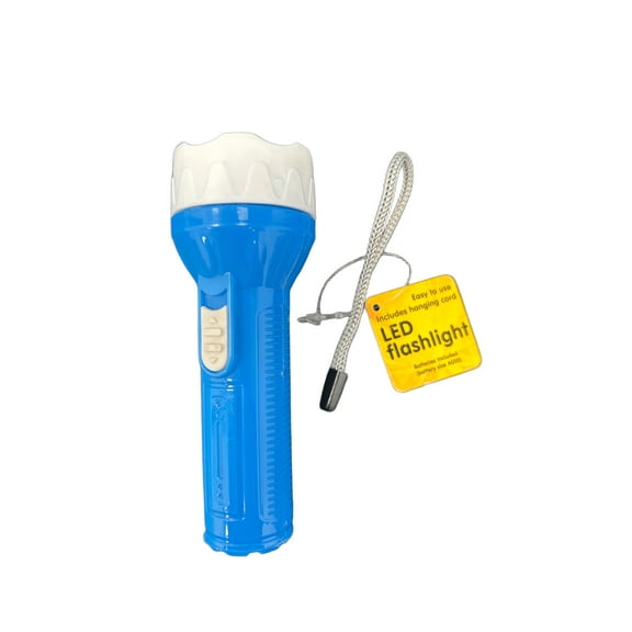 53 Lumen Bulb LED Flashlights, Super Bright, Vibrant Colors, Easy On, Off Switch, Long Lasting Light, Includes a Convenient Hanging Cord for Effortless Carrying, Perfect for Any Situation, Blue