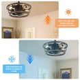 thumbnail image 5 of Bella Depot 18 Inches Farmhouse Ceiling Fan with Light Kit and Remote Control, 3-speed Reversible Fan, 5 of 8