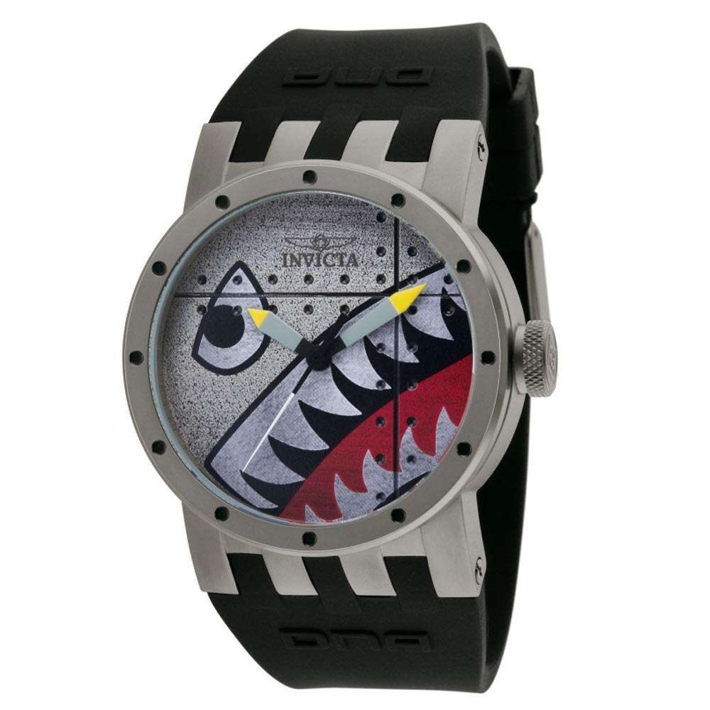 Invicta Men's 11651 DNA Quartz 3 Hand Silver Dial Watch
