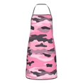 thumbnail image 3 of Anti-Fouling Belt Pocket Elasticated Apron - Non-Slippery Non-Fading Non-Shrinking Non-Crinkly Water-Repellent Texture Military Camouflage Pattern Abstract Pink_1, 3 of 8