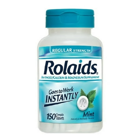Rolaids - Antacid - 550 mg / 110 mg Strength - Chewable - Tablet - 150 Per